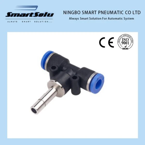 Encaixes pneumáticos plásticos de um toque de PTJ